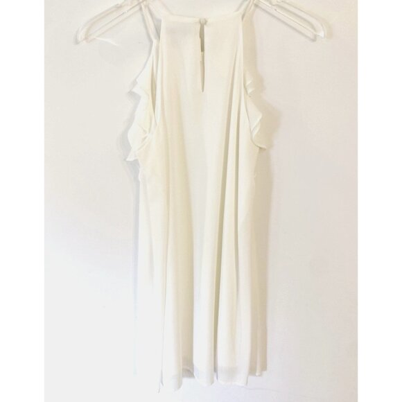 NAKED ZEBRA Dress White Spaghetti Strap Lined Size Small - Picture 3 of 3